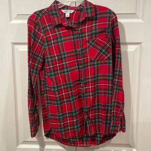 Old Navy button down plaid shirt